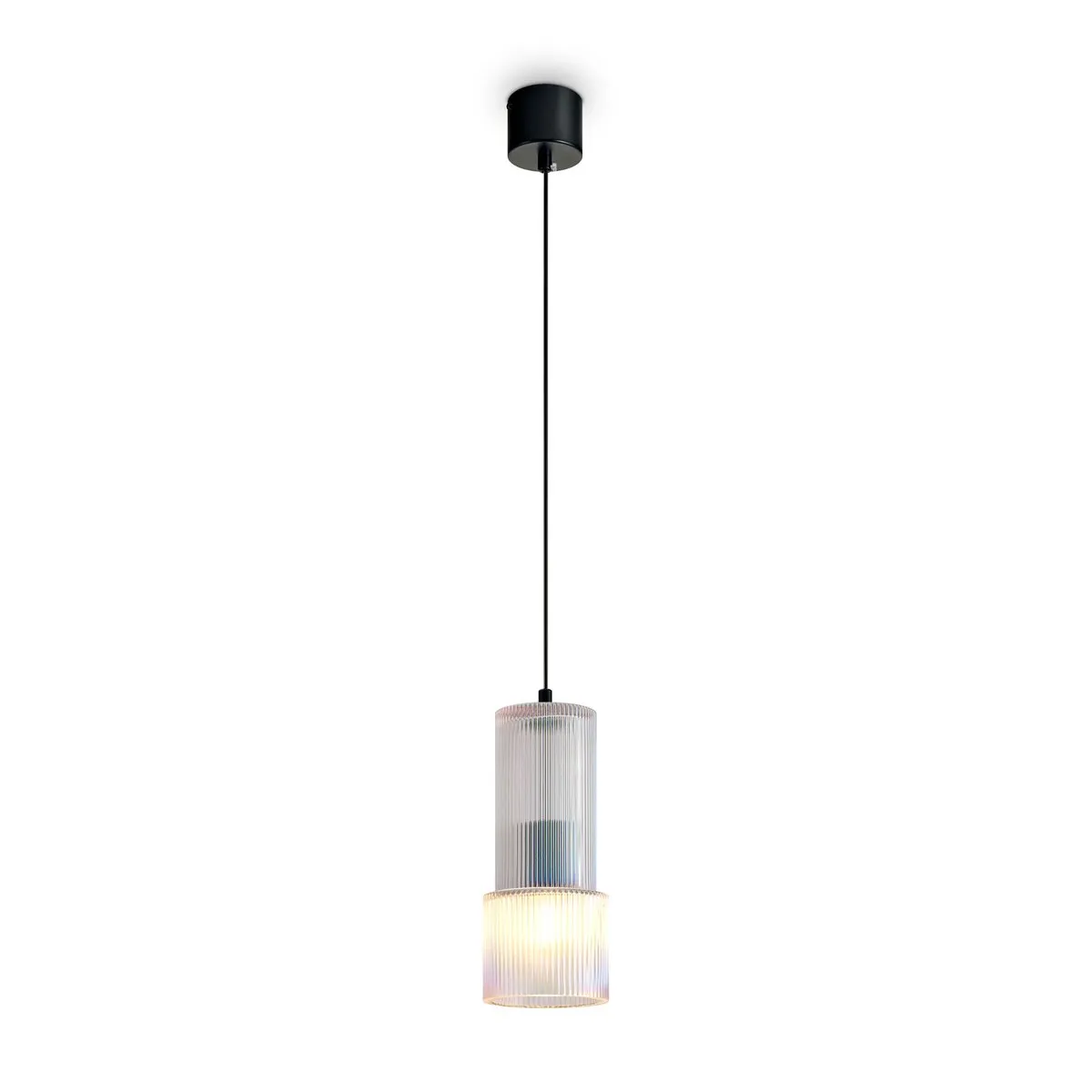 FR5599PL-01CFL Подвесной Светильник Modern IP 20 Металл, Стекло E27 Черный Разноцветный 40Вт