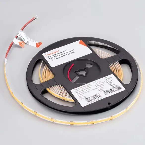 031904(2) Светодиодная лента герметичная COB-NANO-X544-8mm 24V Warm3000 (11.5 W/m, IP65, CSP, 5m) (Arlight, -)