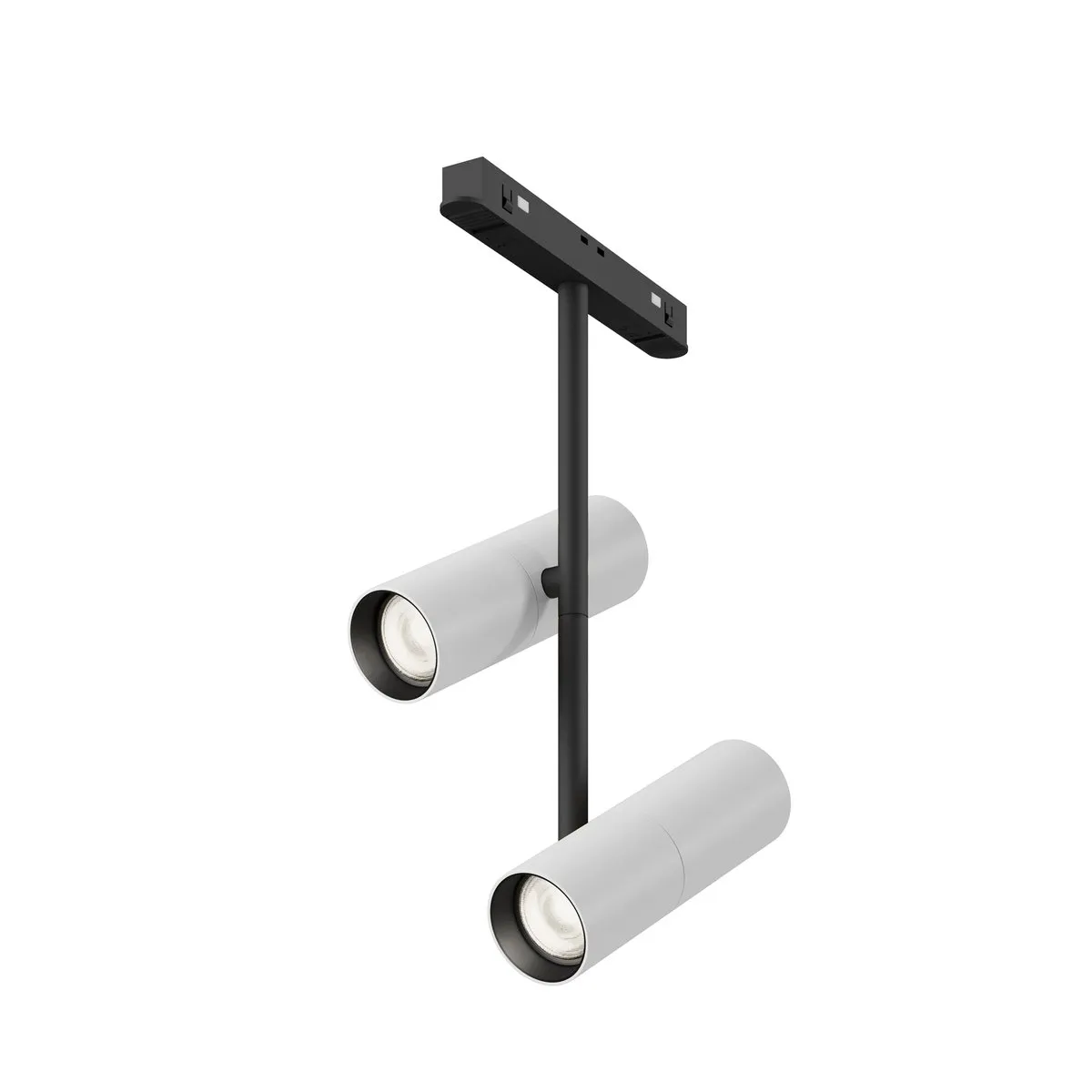 TR005-4-2X12W-DS-BW Трековый Светильник Магнитная трековая система 23мм EXILITY 0K 36.0° IP 20 Алюминий LED Черный 24Вт