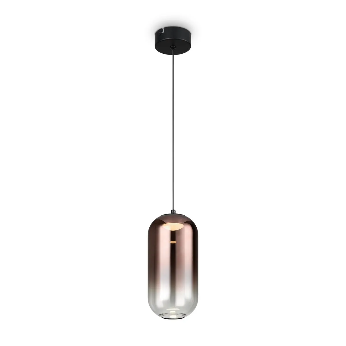 FR6134PL-L4C Подвесной Светильник LED 3000K 120.0° IP 20 Металл, Стекло LED Черный Медный 4Вт