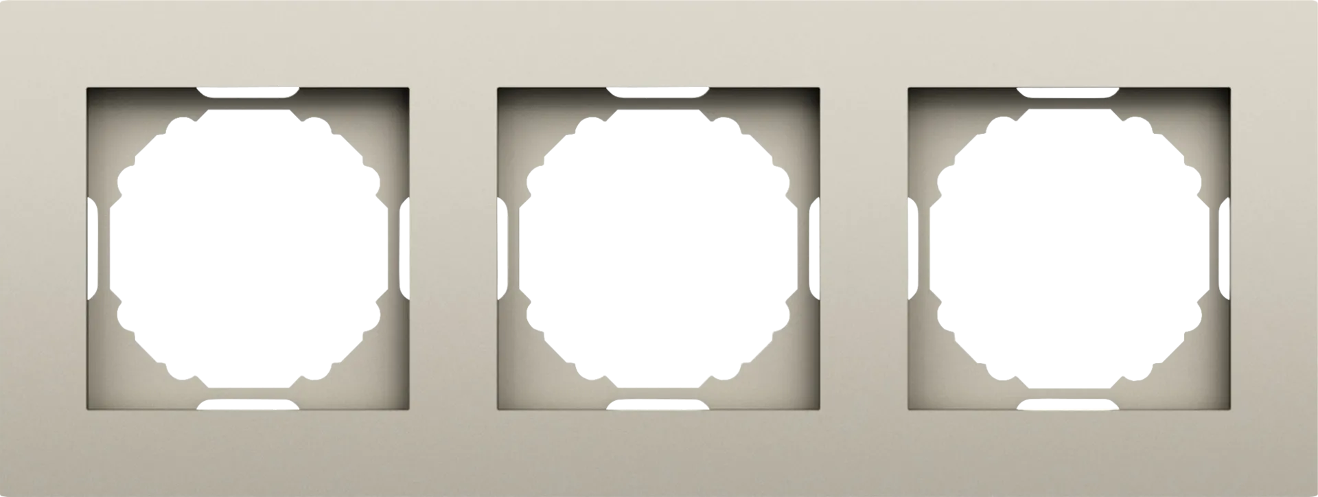 DE21335 Рамка 3-я, матовый кашемир, серия A07
