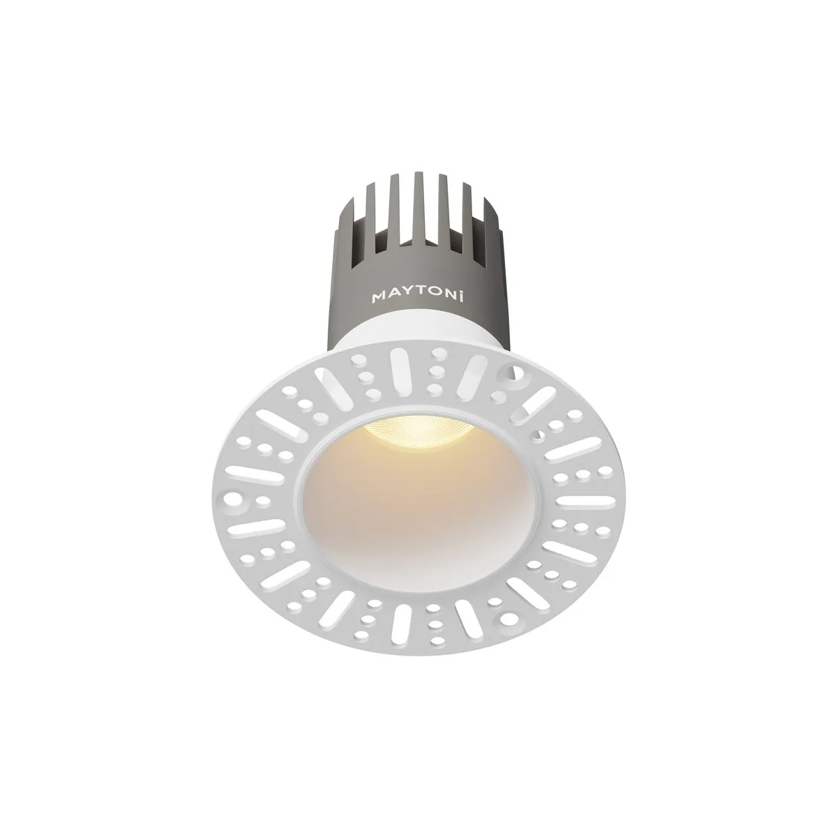 DL120-10W-3K-TRS-W Встраиваемый Светильник Downlight 3000K 50.0° IP 20 Алюминий LED Белый 10Вт