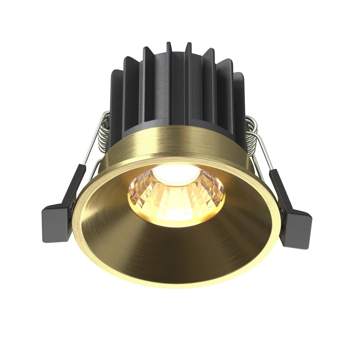 DL058-7W3K-B Встраиваемый Светильник Downlight 3000K 50.0° IP 20 Алюминий LED Черный 7Вт