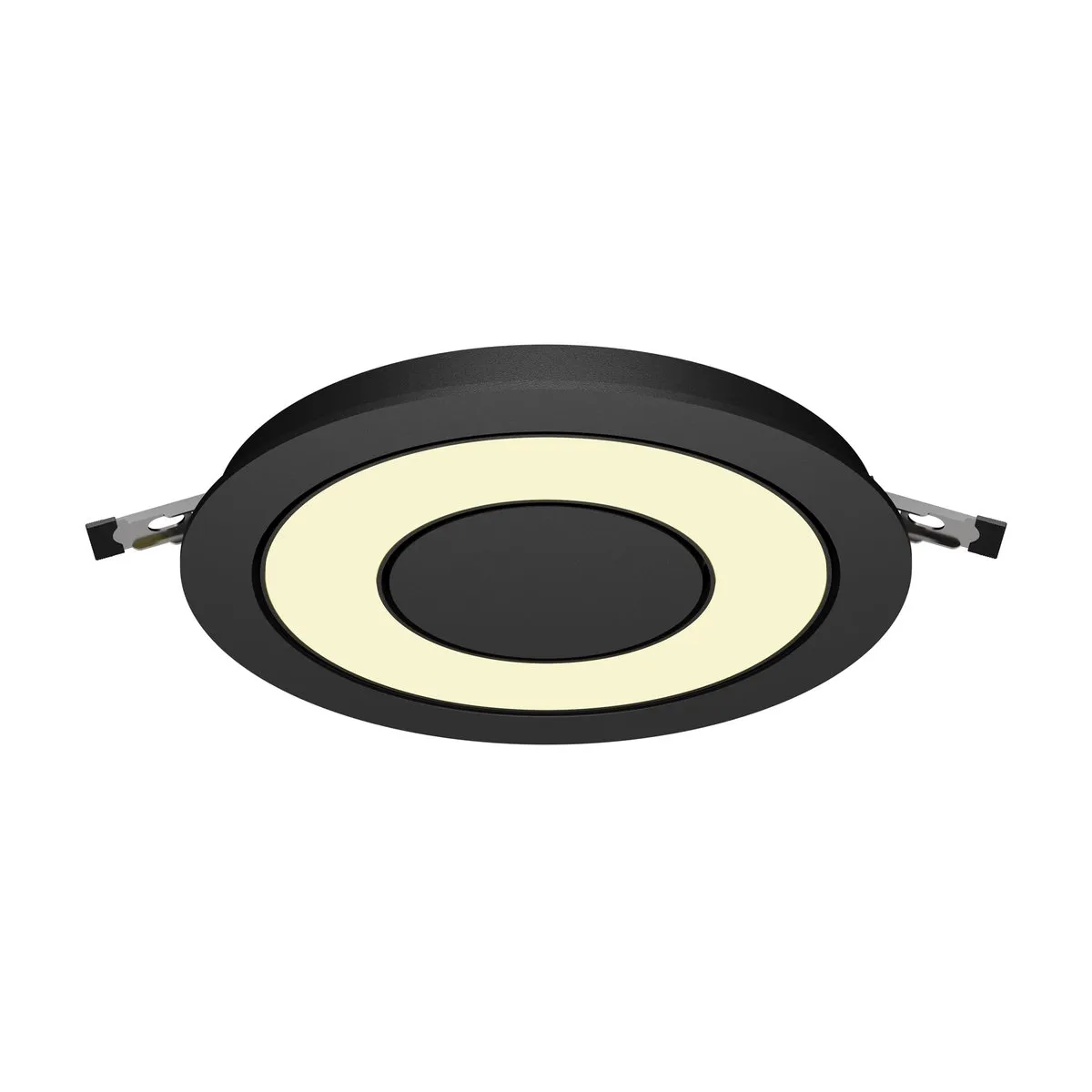 DL102-12W2.7K-B Встраиваемый Светильник Downlight 2700K 110.0° IP 20 Алюминий LED Черный 12Вт