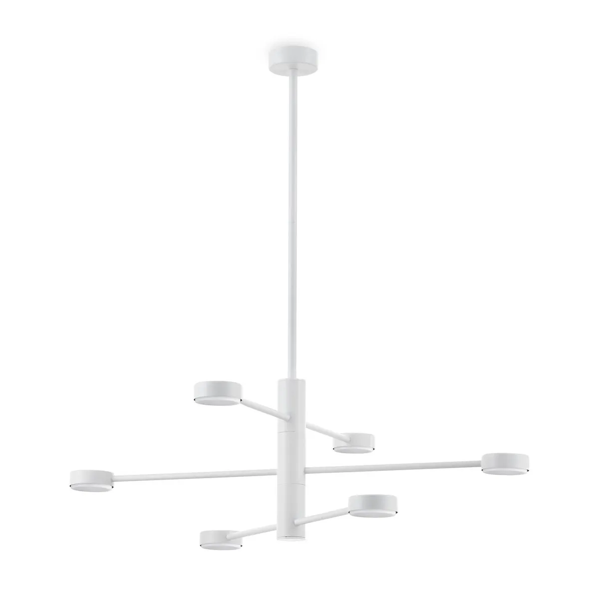 FR5363CL-06W Потолочный Светильник Modern 0K 120° IP 20 Металл и Пластик GX53 Белый Глянцевый Белый 48Вт