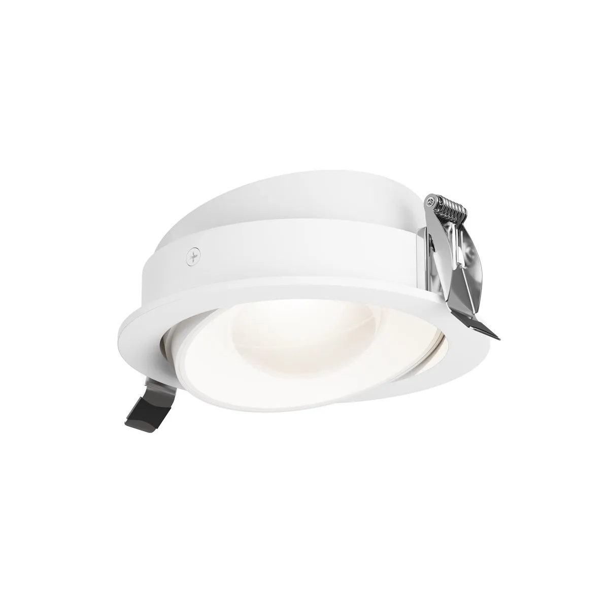 DL105-12W3K-W Встраиваемый Светильник Downlight 3000K 70.0° IP 44 Алюминий LED Белый 12Вт