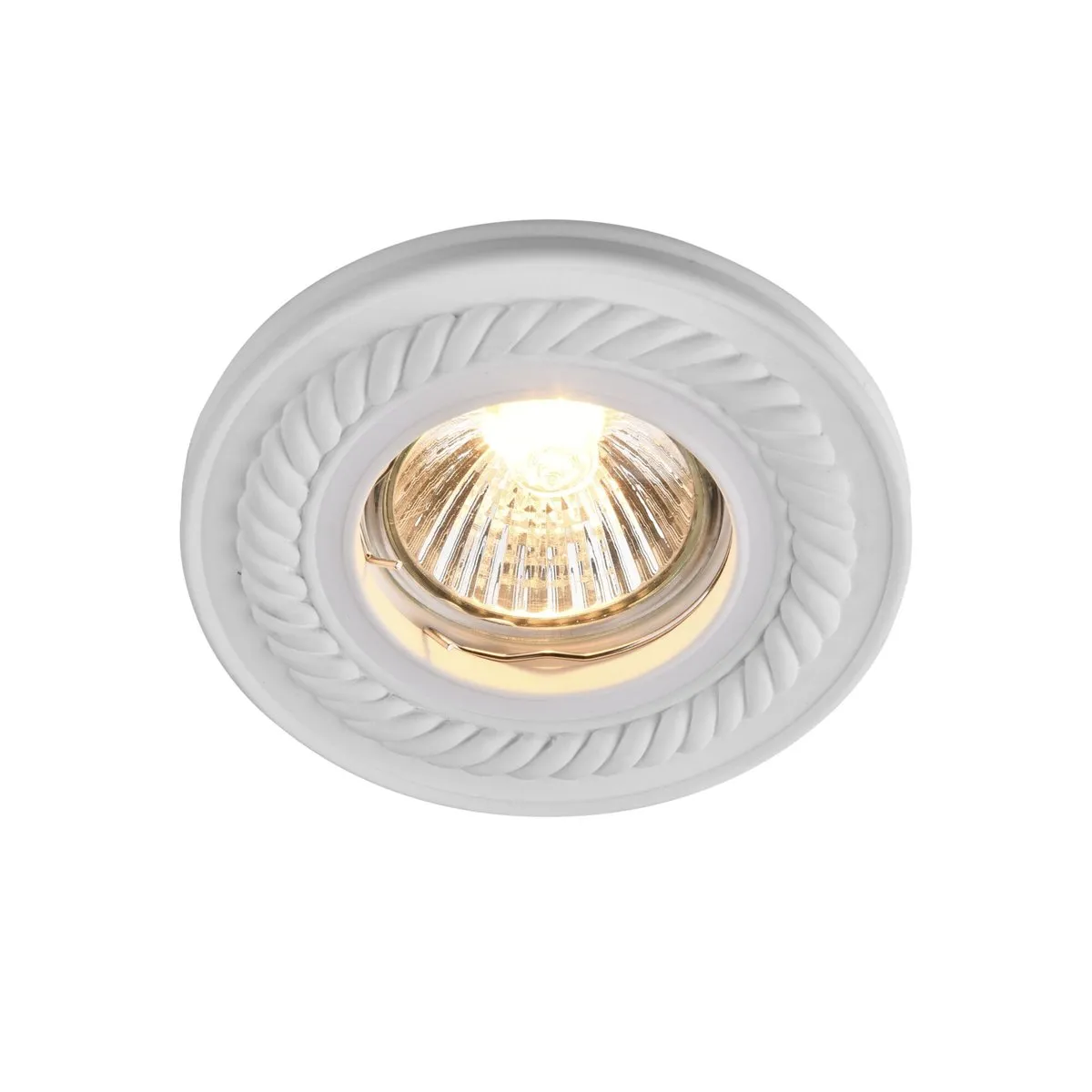 DL283-1-01-W Встраиваемый Светильник Downlight 0K 120° IP 20 Гипс GU10 Белый 35Вт