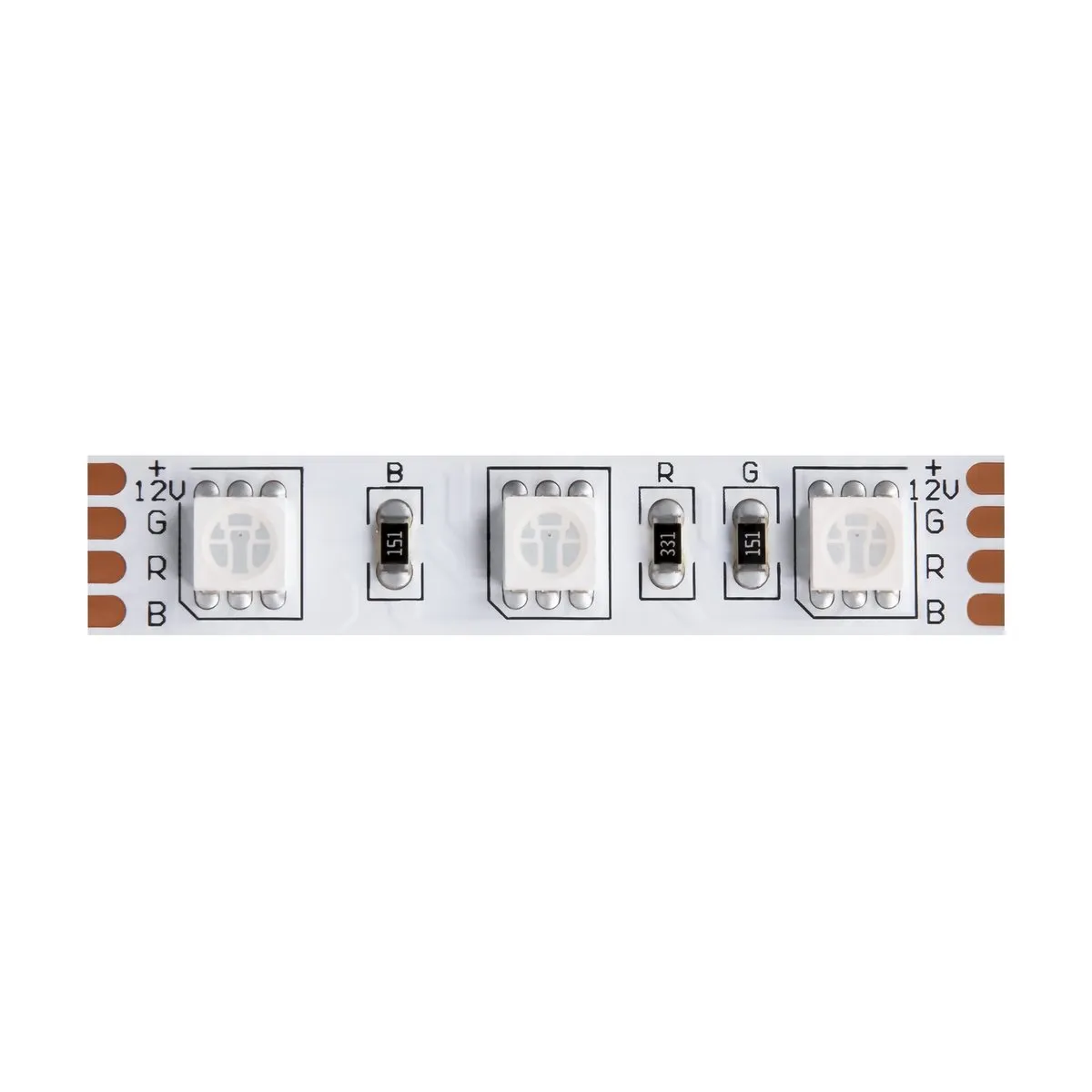 10134 Светильник Светодиодная лента Standard -K 120.0° IP 20 Медь LED Белый 14,4Вт 5м