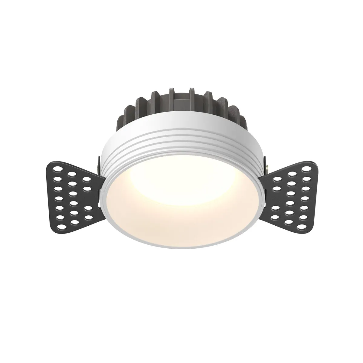 DL055-8W3-4-6K-TRS-W Встраиваемый Светильник Downlight 6000K 100.0° IP 44 Алюминий LED Белый 8Вт