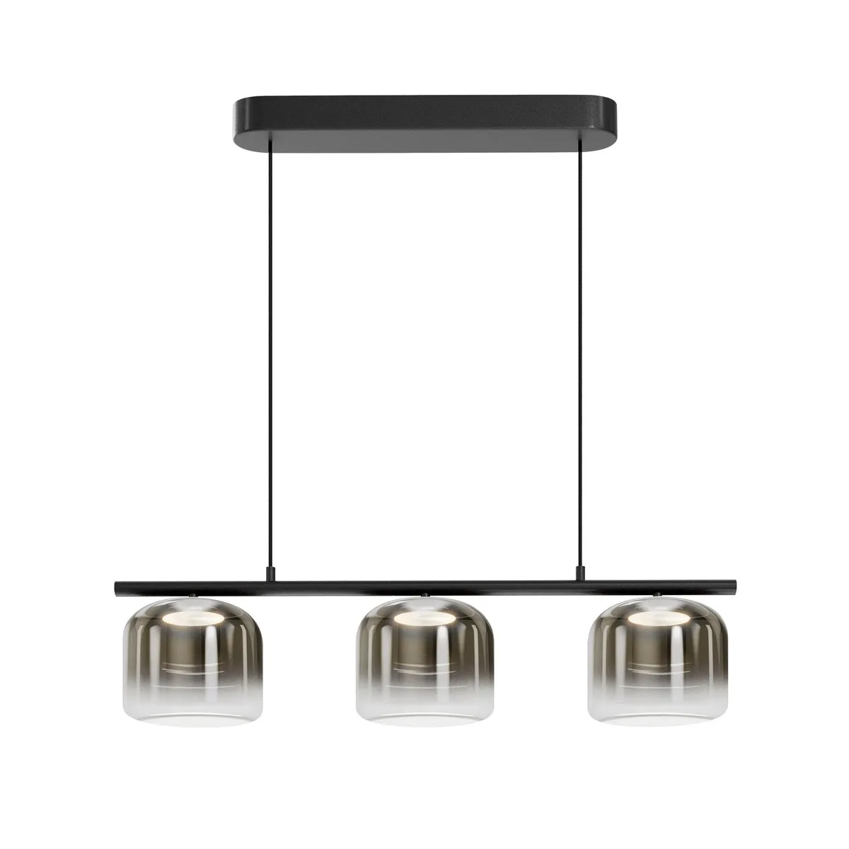 MOD286PL-L12B3K Подвесной Светильник Modern 3000K 120.0° IP 20 Металл, Стекло LED Черный Дымчатый 14Вт