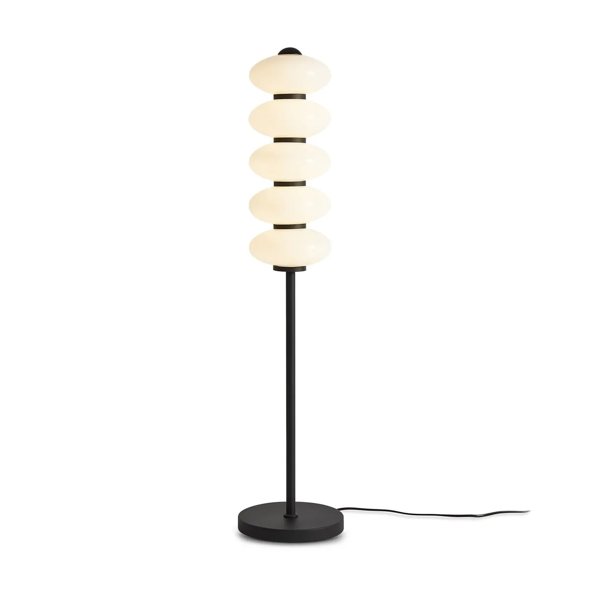 FR5553FL-L20B Напольный Светильник Modern 3000K 120.0° IP 20 Металл, Стекло LED Черный Белый