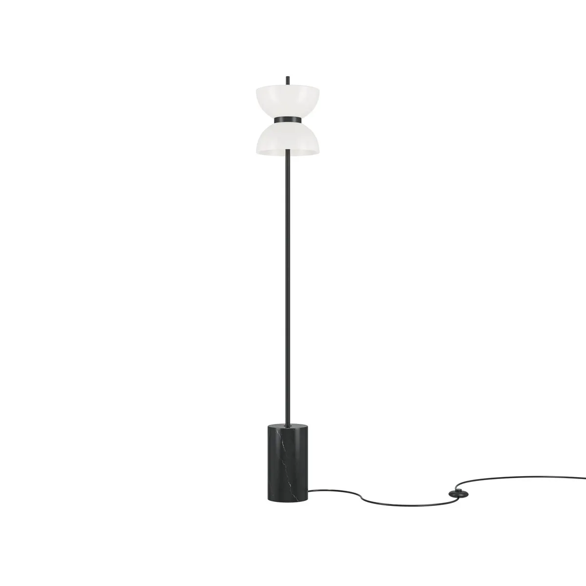 MOD178FL-L11B3K Напольный Светильник Modern 3000K 120.0° IP 20 Металл, Стекло LED Черный Белый 11Вт