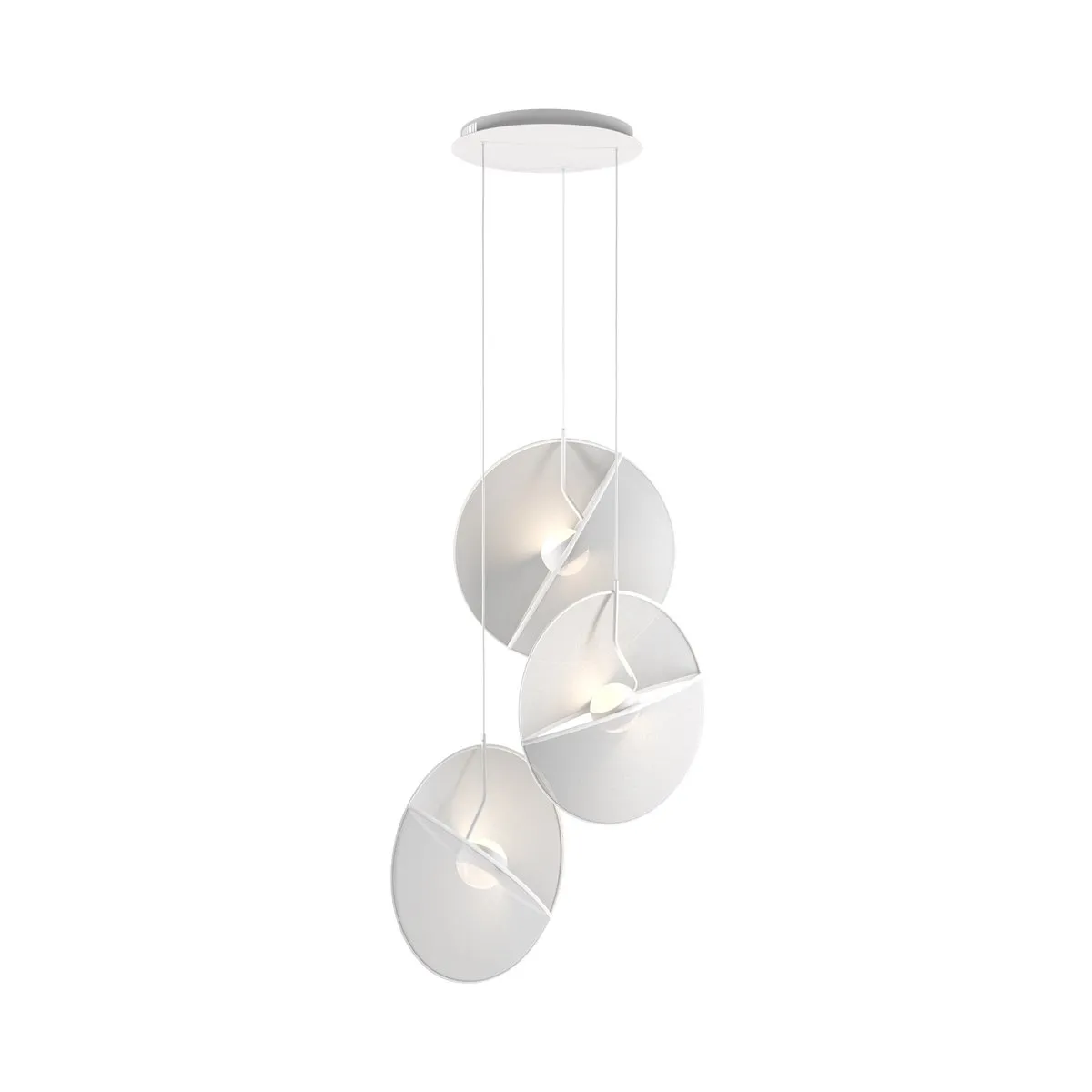MOD154PL-L6W3K1 Подвесной Светильник Modern 3000K 300.0° IP 20 Металл, Текстиль LED Белый 39Вт