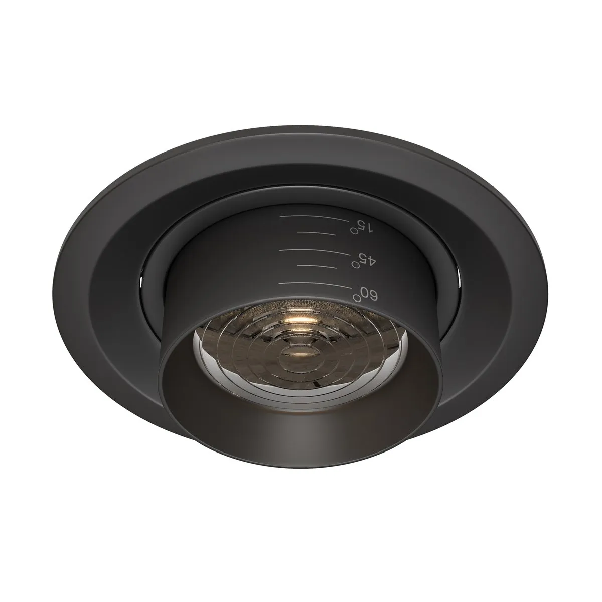 DL052-L15B4K Встраиваемый Светильник Downlight 4000K 60.0° IP 20 Алюминий LED Черный 15Вт