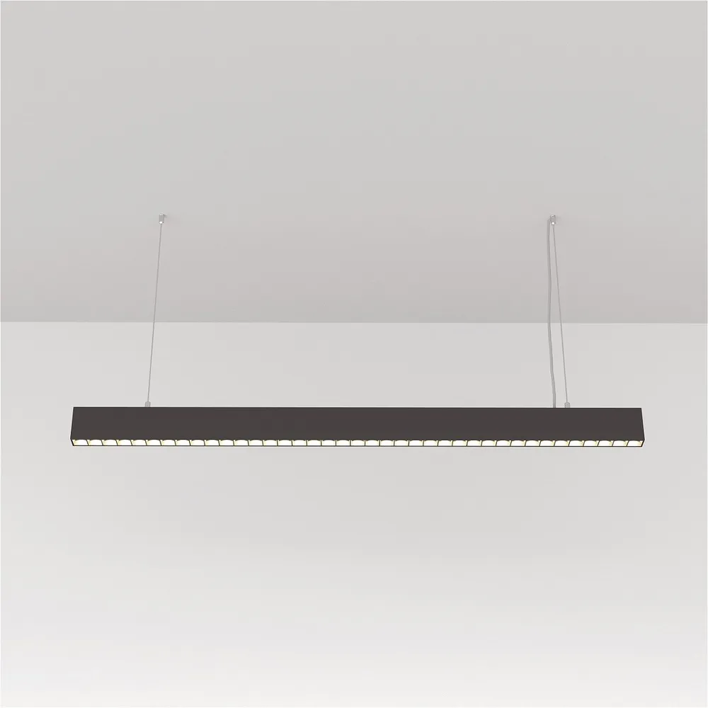 P050PL-L40B4K Подвесной Светильник Pendant 4000K 25.0° IP 20 Алюминий LED Черный