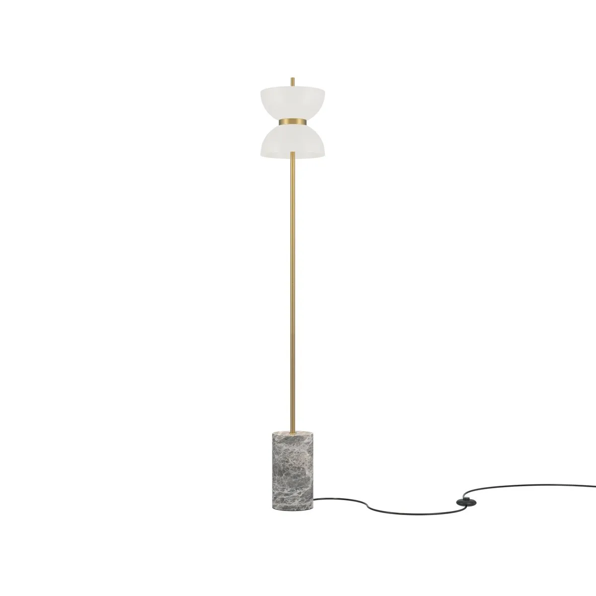 MOD178FL-L11G3K Напольный Светильник Modern 3000K 120.0° IP 20 Металл, Стекло LED Золото и серый Белый 11Вт