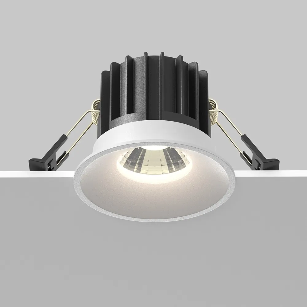 DL058-12W-DTW-W Встраиваемый Светильник Downlight 60.0° IP 20 Алюминий LED Белый 12Вт