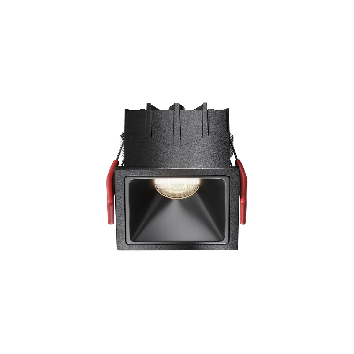 DL043-01-10W4K-SQ-B-1 Встраиваемый Светильник Downlight 4000K 60.0° IP 20 Алюминий LED Черный 10Вт