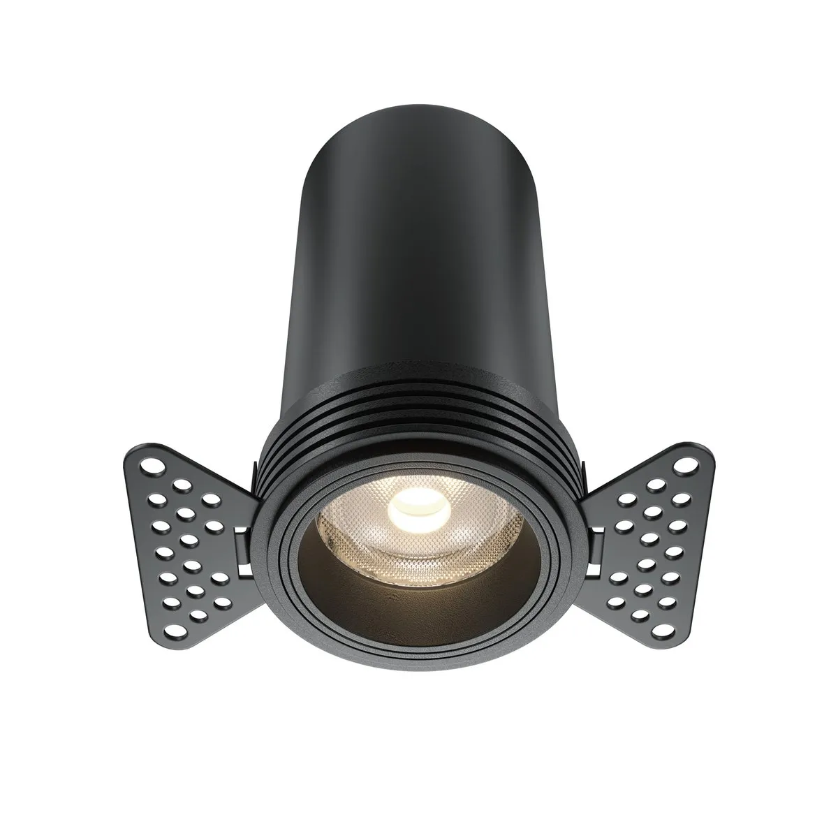 DL125-L12-4K-TRS-B Встраиваемый Светильник Downlight 4000K 60.0° IP 20 Алюминий LED Черный 12Вт