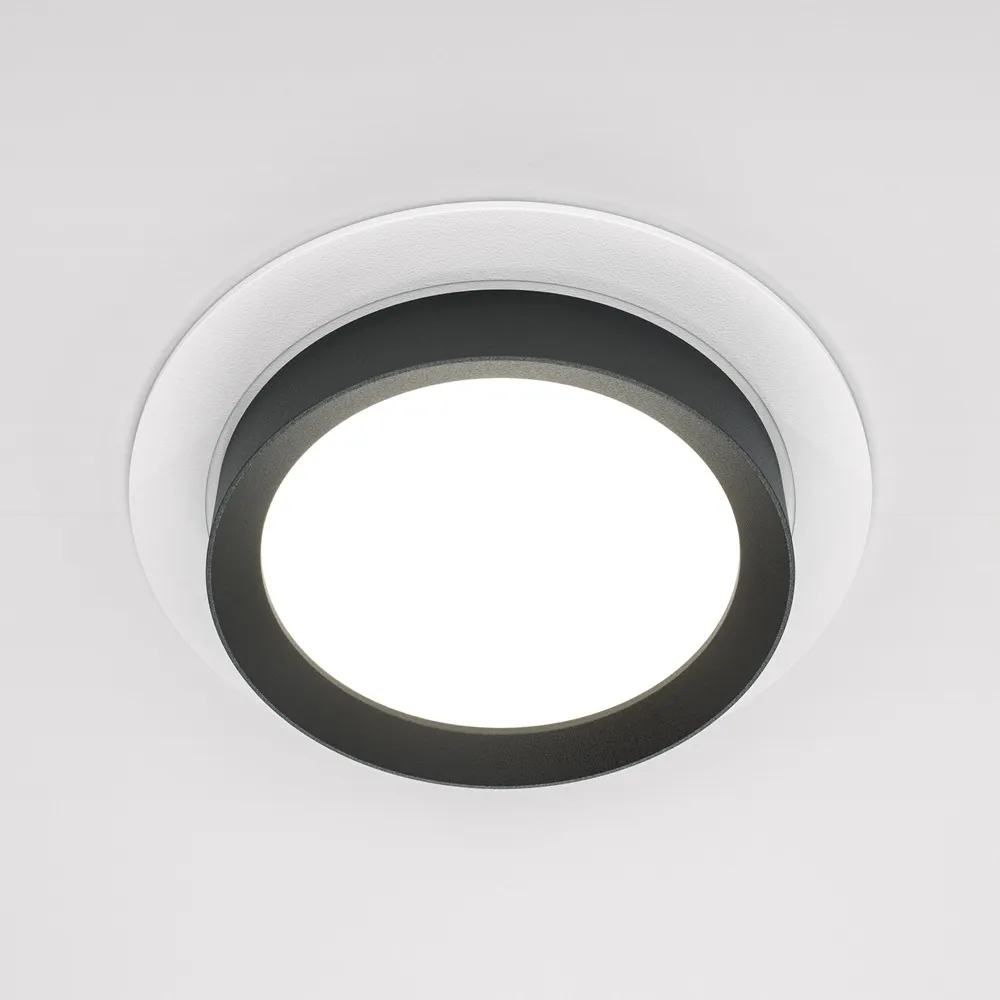 DL086-GX53-RD-WB Встраиваемый Светильник Downlight 0K 120° IP 20 Алюминий и пластик GX53 Белый