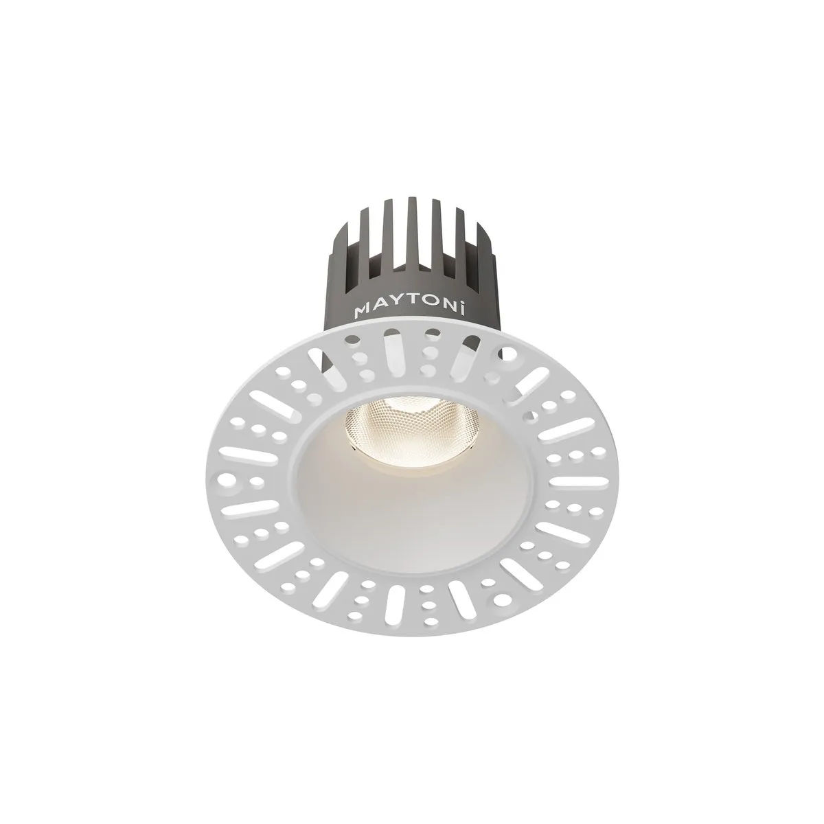 DL124-10W-4K-TRS-W Встраиваемый Светильник Downlight 4000K 9.0° IP 20 Алюминий LED Белый