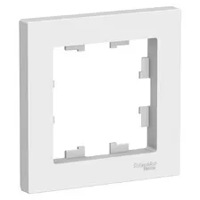 Рамка Schneider Atlas Design, 1 пост (Белый) Артикул: ATN000101