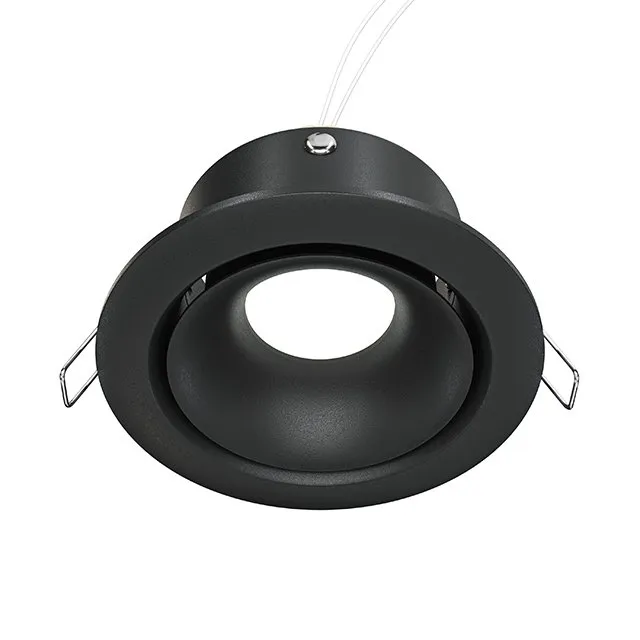 DL030-2-01B Встраиваемый Светильник Downlight 0K IP 20 Алюминий GU10 Черный