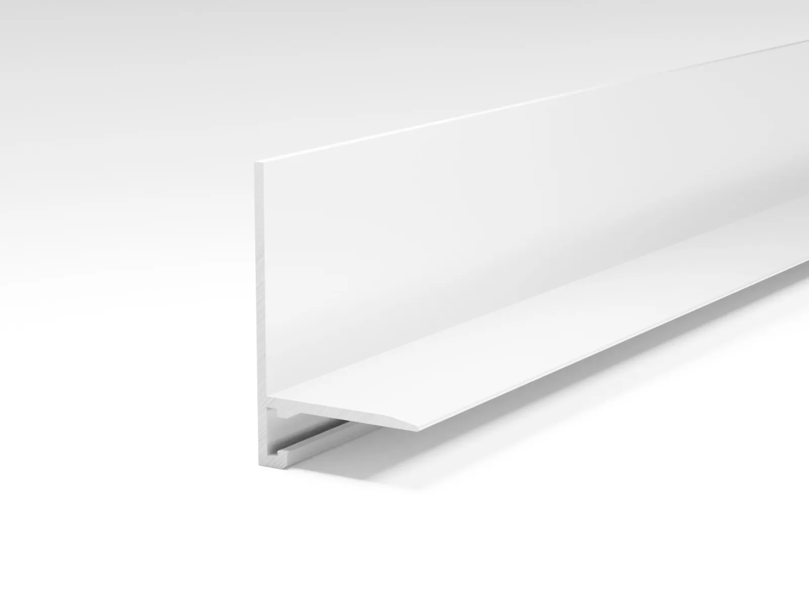 ART-MICRO L beveled микроплинтус щелевой 26*6*16*2000 мм белый