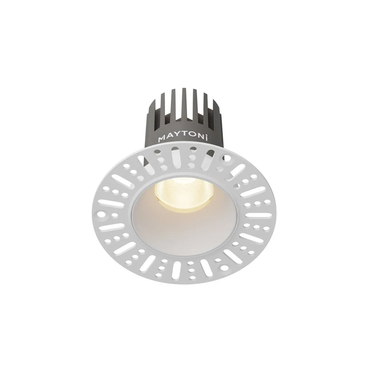DL119-10W-3K-TRS-W Встраиваемый Светильник Downlight 3000K 50.0° IP 20 Алюминий LED Белый 10Вт