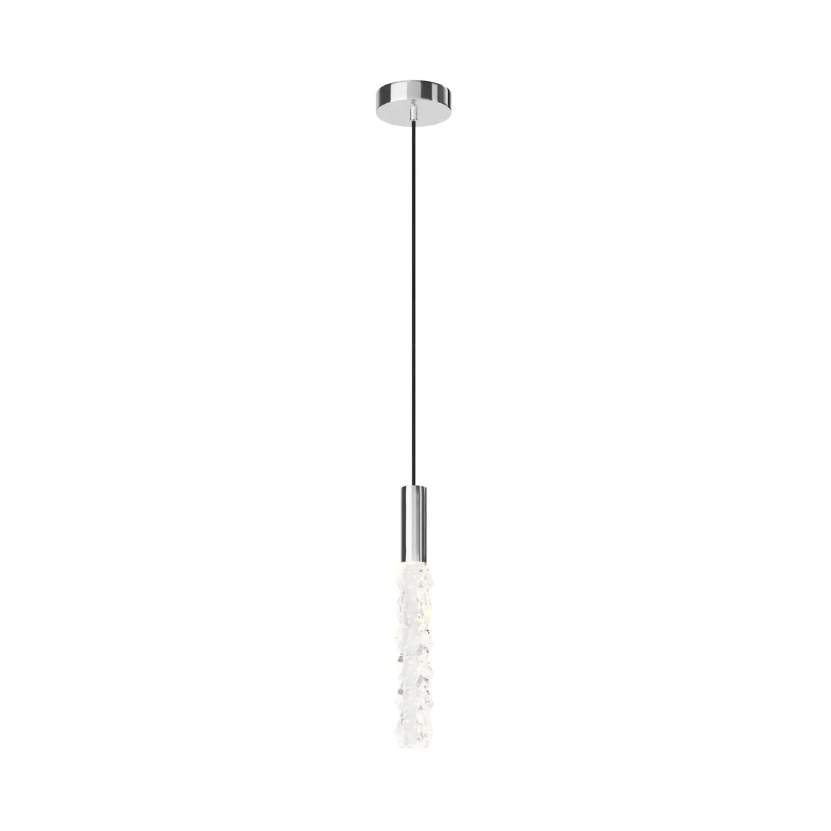 MOD328PL-L3CH3K Подвесной Светильник Modern 3000K 180.0° IP 20 Металл, Хрусталь LED Хром Прозрачный 4Вт